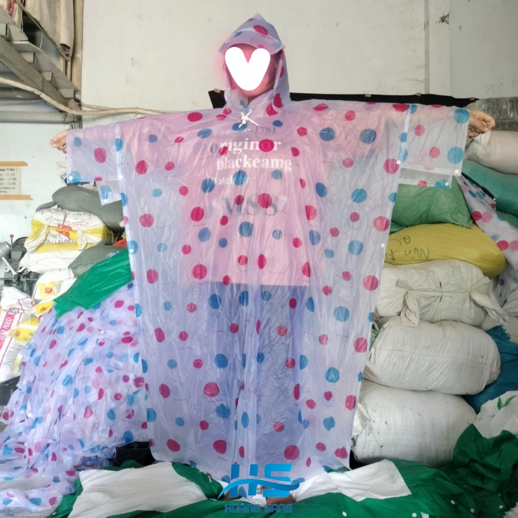 Áo mưa bi 2 màu