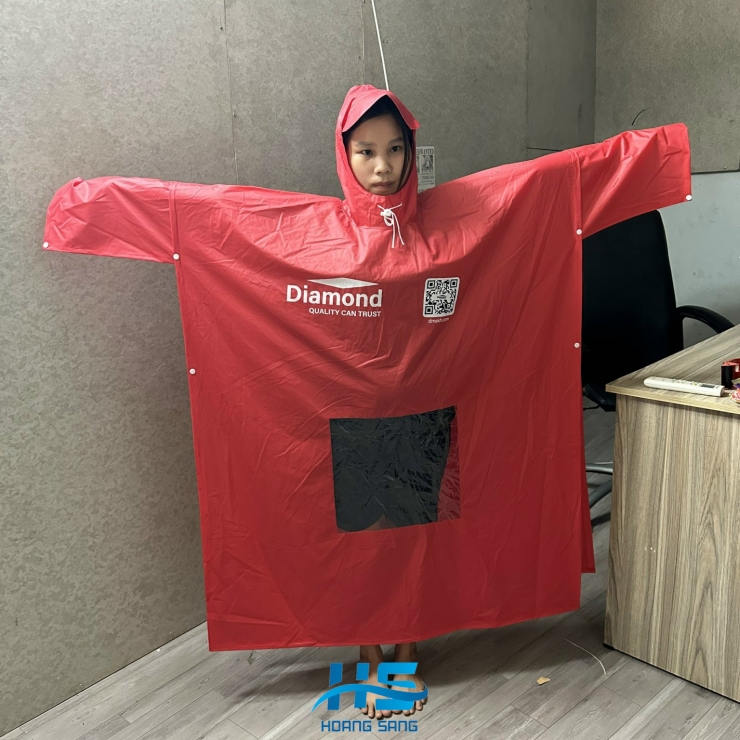 Áo mưa quảng cáo M77