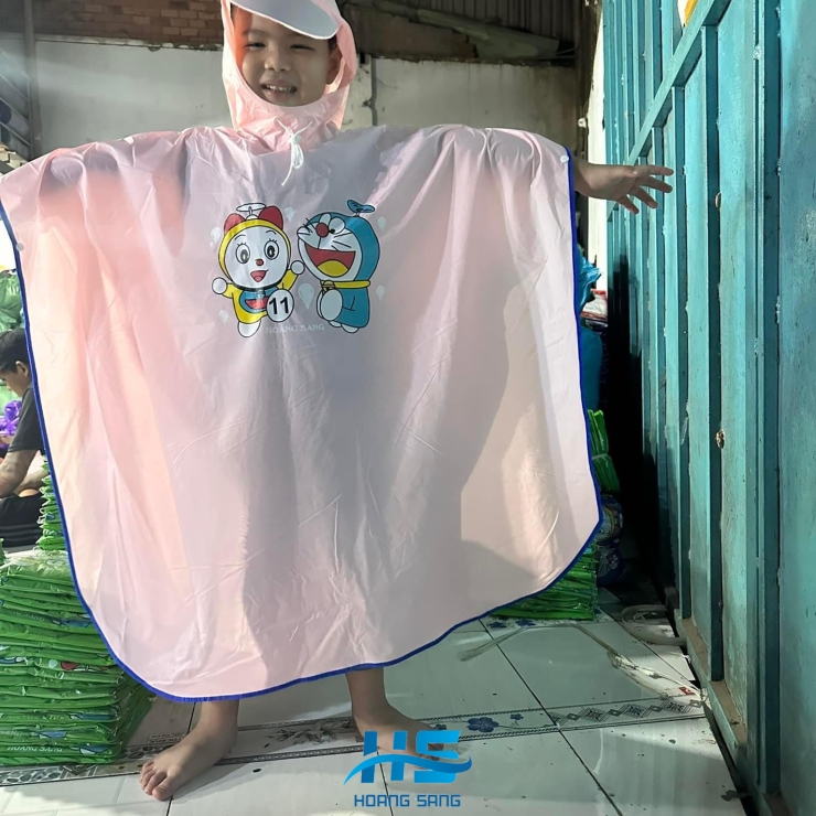 Áo mưa bướm viền trẻ em